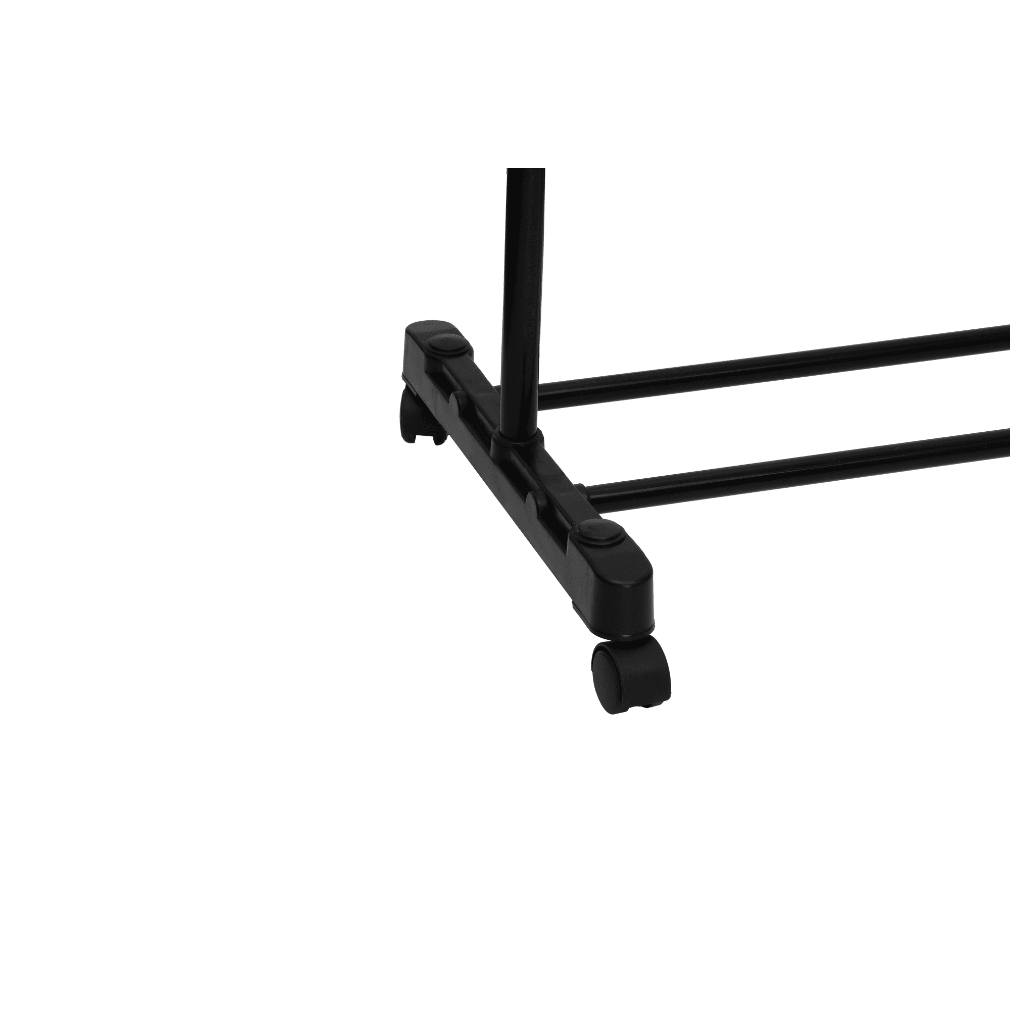 Double Pole Telescopic Cloth Hanger With Wheel