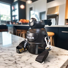 Bear Shape Water Bottle-Black