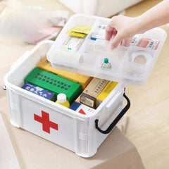 First Aid Kit Portable Emergency Box Medicine