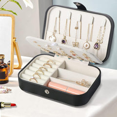 Double Layer Jewelry Box-Black