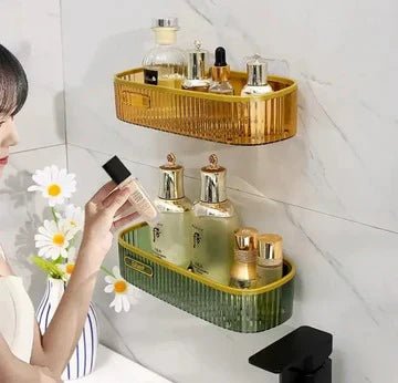 Acrylic Wall Mounted Storage Shelf (Without Tape)