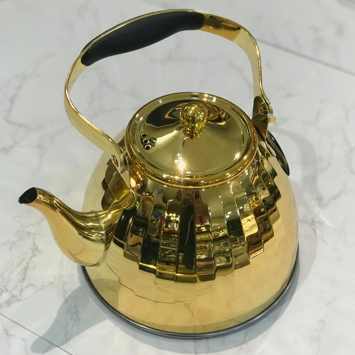 Steel Kettle Golden (2Litre)