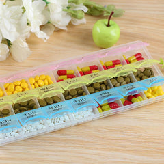 21 - Grid Pill Medicine Box Organizer