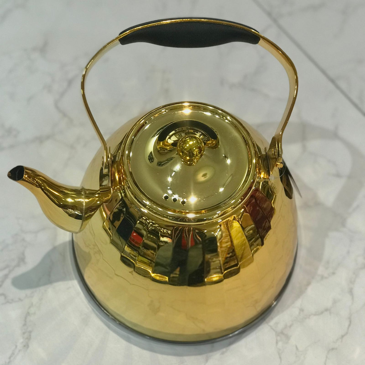 Steel Kettle Golden (3Litre)