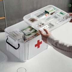 First Aid Kit Portable Emergency Box Medicine