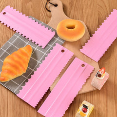 4 Pcs/set Cake Scraper