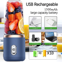 2 in 1 Rechargeable Portable USB Juicer