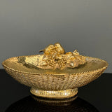 Golden Sparrow Decor Bowl