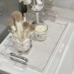 1 Pc Luxurious Acrylic Serving Tray