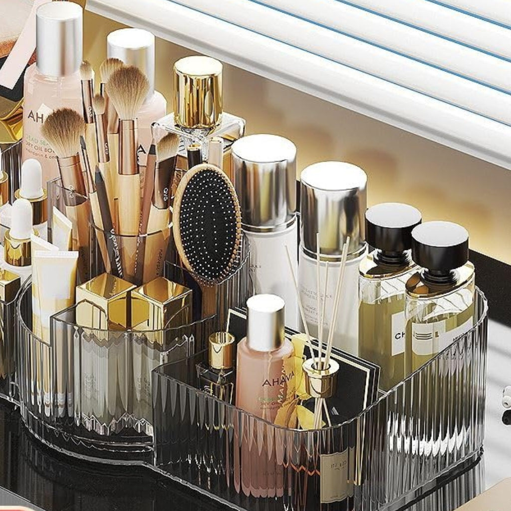 360° Rotating Makeup Brush Holder