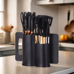19 Pcs Kitchen Utensils Set-Black
