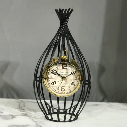 Cage Style Table Clock-916