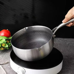 Stainless Steel Laser Coating Sauce Pan-20cm