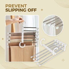 5 in 1 Stainless Steel Foldable Hanger