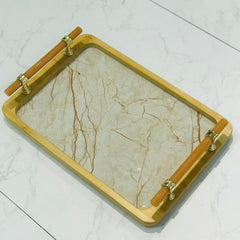 Single Piece Wooden Tray-Small