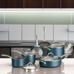 Danny Home Cookware Set 12pcs-Green