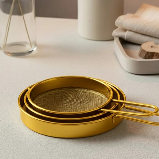 3 Pc Stainer Set-Golden