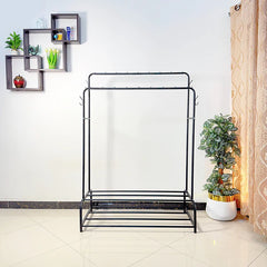Dual Pole Metal Clothes Stand