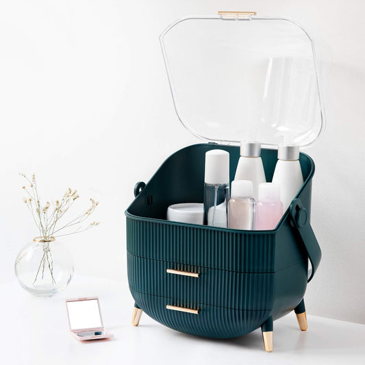 Portable Cosmetics Organizer Display Box (Minor Damage)