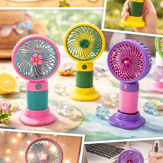 3-Speed Mini Rechargeable Fan