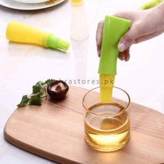1 Pc BBQ Silicone Oil Bottle Brush