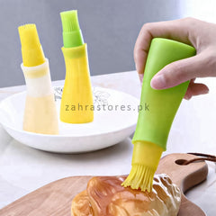 1 Pc BBQ Silicone Oil Bottle Brush