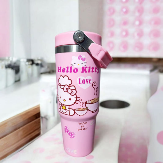 Stainless steel thermos cup -Pink