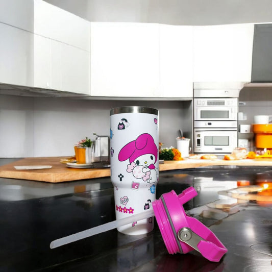 Stainless steel thermos cup -White