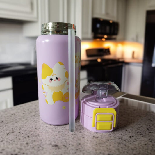 Stainless Steel Sipper Water Bottle-D4