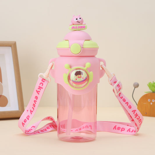 Kids Sipper Water Bottle-Pink