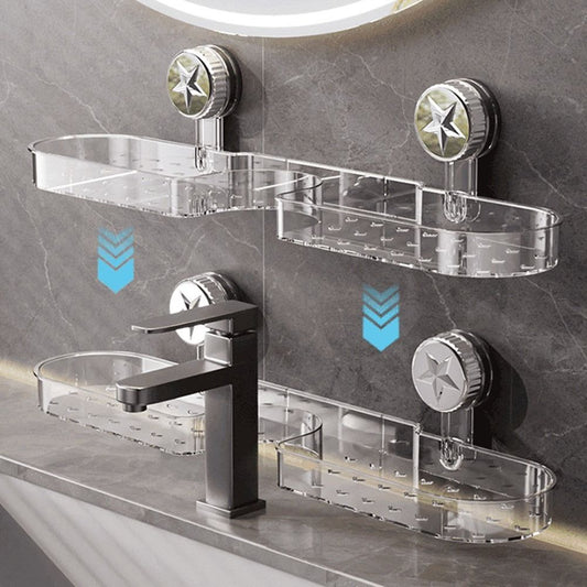 Space Saving Suction Cup Storage Rack