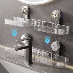 Space Saving Suction Cup Storage Rack