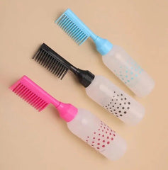 Hair Dye Comb Bottle
