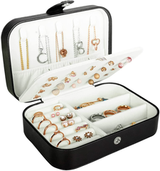 Double Layer Jewelry Box-Black