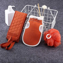 3 in 1 Bath Belt Set-Dark Brown