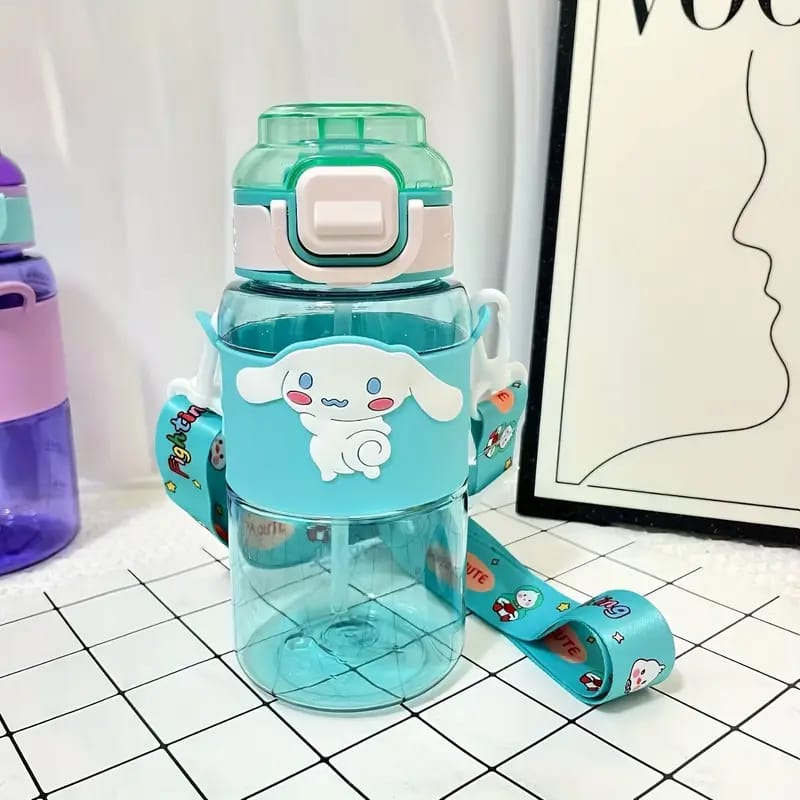 Kitty Water Bottle-Sky Blue