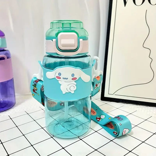 Kitty Water Bottle-Sky Blue