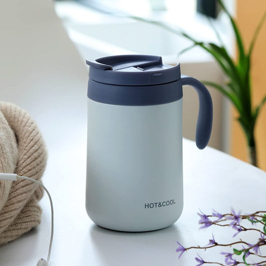 1 Pc Vacuum Coffee Mug 500ml-White