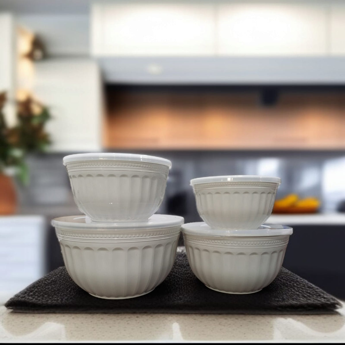 Bowl Set Gol 4PCS -White