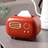 Retro Radio Inspired Tissue Box