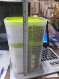 Plastic Lock Food Storage Jars Two Portion
