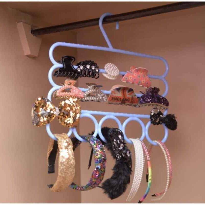 3 Layers With Rings Scarf Hanger