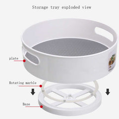 360 Rotating Kitchen Storage Tray