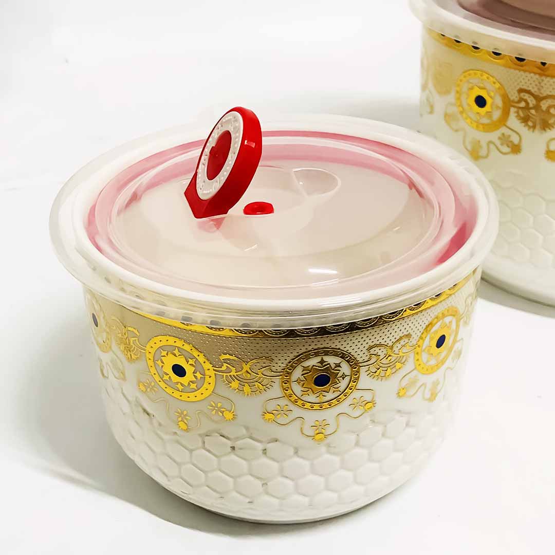 3 Pcs Ceramic Air-Tight bowl Set (D5)