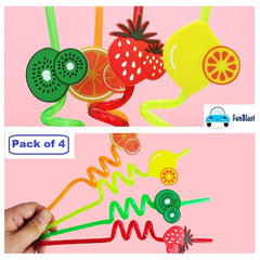 Cartoon Reusable Straws