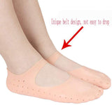 1 Pair Full Length Silicone Socks Anti Cracks