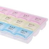 21 -  Grid Pill Medicine Box Organizer