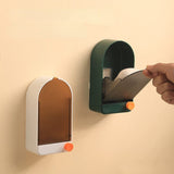 Wall-Mounted Draining Soap Rack with Lid