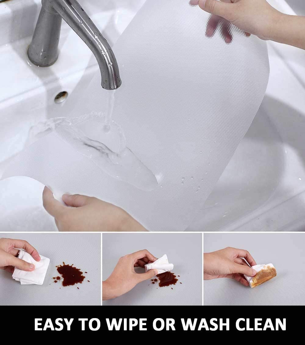 Washable Shelf Liners For Kitchen (Transparent )