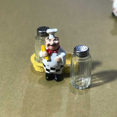 French Chef Salt &amp; Pepper Cart,Holder